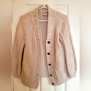 Vintage Cable Knit Cardigan